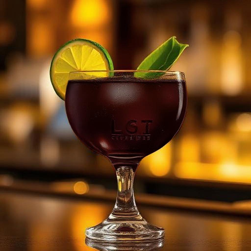 Premium tequila cocktail