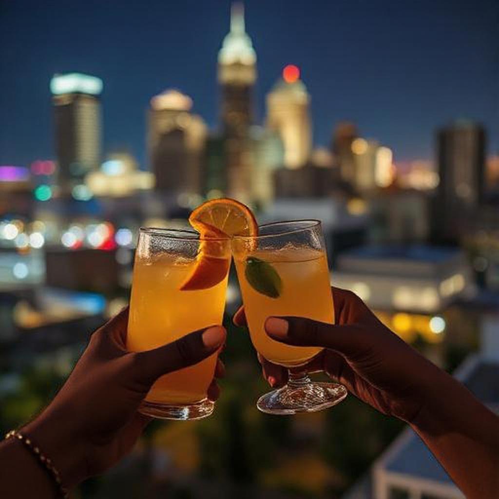 Toasting with tequila cocktails